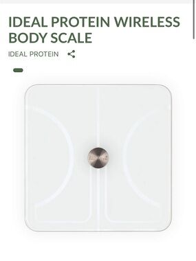 Wireless Body Scale in White